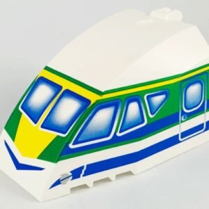 42602pb01 – Windscreen 8 x 6 x 4 Canopy with Hinge and Airliner Cockpit Blue/Green Pattern