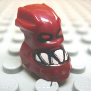 x1813px1 – Minifigure, Head, Modified Bionicle Piraka Hakann with Eyes and Teeth Pattern