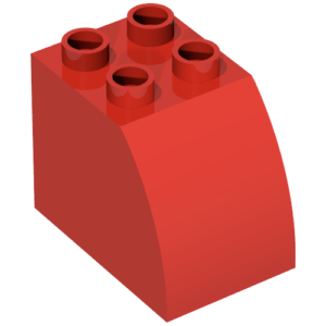 11344 – Duplo, Brick 2 x 3 x 2 Slope Curved