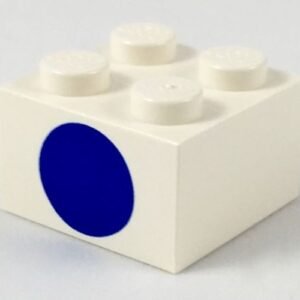 3003px9 – Brick 2 x 2 with Dot Blue on One Side Pattern