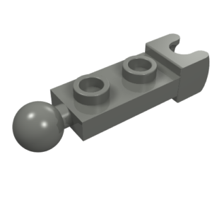 14419 – Plate, Modified 1 x 2 with Tow Ball and Small Tow Ball Socket on Ends