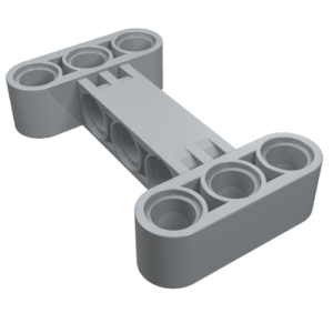 14720 – Technic, Liftarm, Modified H-Shape Thick 3 x 5 Perpendicular