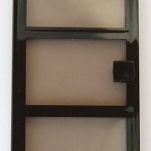 x39c02 – Door 1 x 4 x 6 with 3 Panes with Trans-Brown Glass