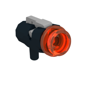15391c02 – Minifigure, Weapon Gun, Mini Blaster / Shooter with Reddish Brown Trigger (15391 / 15392)