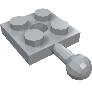 15456 – Plate, Modified 2 x 2 with Tow Ball and Hole