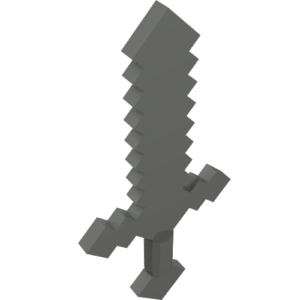 18787 – Minifigure, Weapon Sword Pixelated (Minecraft)