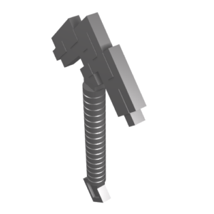 18789 – Minifigure, Utensil Pickaxe Pixelated (Minecraft)