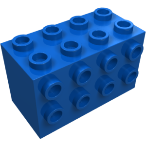 2434 – Brick, Modified 2 x 4 x 2 with Studs on Sides