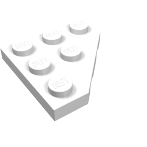2450 – Wedge, Plate 3 x 3 Cut Corner