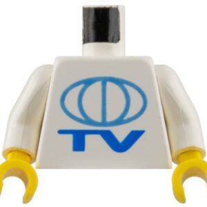 973pb0025c01 – Torso TV Globe Big Pattern / White Arms / Yellow Hands