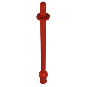 2714a – Bar   8L with Stop Rings and Pin (Technic, Figure Accessory Ski Pole) – Rounded End