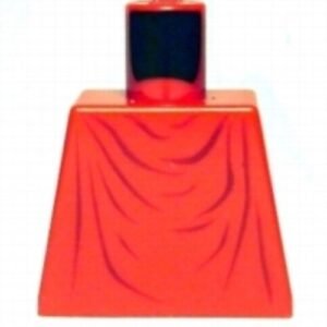 973px70 – Torso SW Imperial Robe with Dark Red Creases Pattern (Royal Guard)