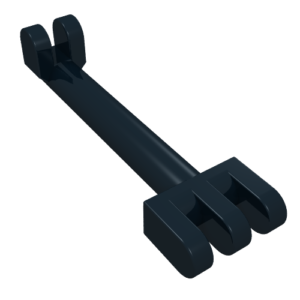 2880 – Hinge Bar 2.5L with 2 and 3 Fingers on Ends (Pantograph Shoe Holder)