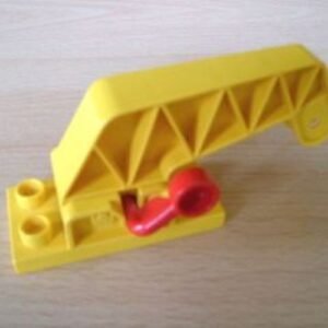 4659c01 – Duplo Crane Base 2 x 4 with Movable Arm and Red Lever