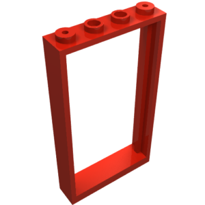 30179 – Door, Frame 1 x 4 x 6 with 4 Holes on Top and Bottom