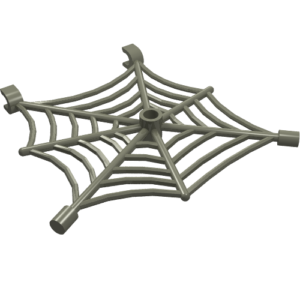 30240 – Spider Web Flat with Hollow Stud, Bar Ends, and Clips