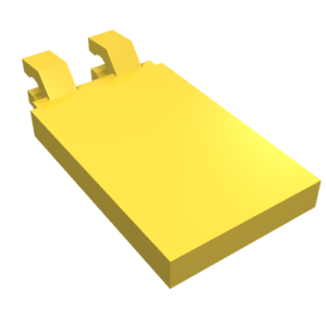30350a – Tile, Modified 2 x 3 with 2 Clips Angled