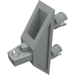 30624 – Hinge 1 x 4 Triangle with Two Pins, Locking 1 Finger