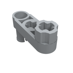 33299 – Technic, Liftarm, Modified Crank / Pin 1 x 3 – Axle Holes