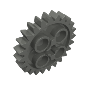 3648 – Technic, Gear 24 Tooth with 1 Axle Hole