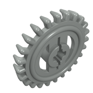 3650b – Technic, Gear 24 Tooth Crown (2nd Version – Reinforced)