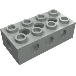 3709a – Technic, Brick 2 x 4 with Holes on All Sides