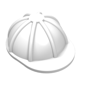 3833 – Minifigure, Headgear Helmet Construction