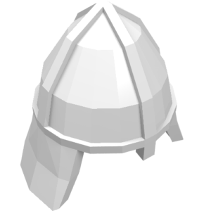 3844 – Minifigure, Headgear Helmet Castle with Neck Protector