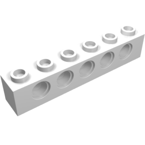 3894 – Technic, Brick 1 x 6 with Holes