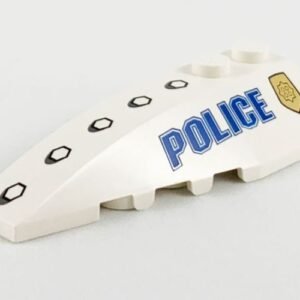 41748pb010 – Wedge 6 x 2 Left with Police World City Pattern