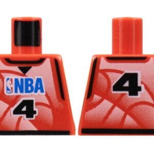 973bpb157 – Torso NBA Player Number 4 Pattern