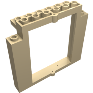 40253 – Door, Frame 2 x 8 x 6 Swivel without Bottom Notches