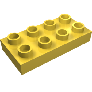 40666 – Duplo, Plate 2 x 4 x 1/2 (Thick)