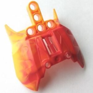 57559pb04 – Bionicle Barraki Carapar Chest Cover with Marbled Bright Light Orange Pattern