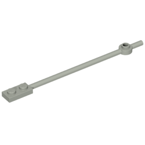 42445 – Bar  12L with 1 x 2 Plate End Solid Studs and 1 x 1 Round Plate End