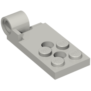 43056 – Hinge Plate 2 x 4 with Pin Hole and 2 Holes – Bottom