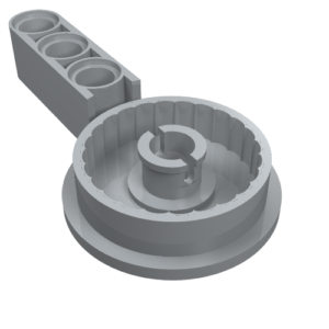 44225 – Technic Rotation Joint Disk with Large Pin and 3L Liftarm Thick