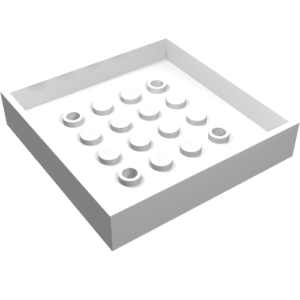 4452 – Container, Box 6 x 6 Bottom