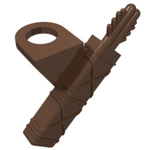 4498 – Minifigure Arrow Quiver with 2 Arrows