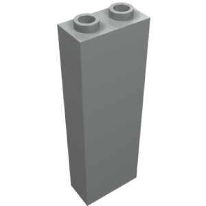 46212 – Brick 1 x 2 x 5 without Side Supports