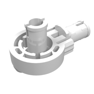 47455 – Technic Rotation Joint Ball Loop with 2 Perpendicular Pins with Friction