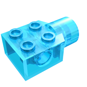 48169 – Technic, Brick Modified 2 x 2 with Pin Hole and Rotation Joint Socket