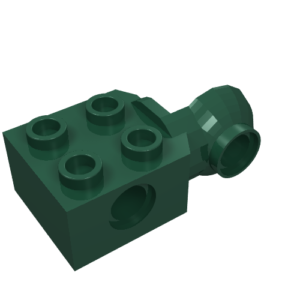 48171 – Technic, Brick Modified 2 x 2 with Pin Hole and Rotation Joint Ball Half Vertical