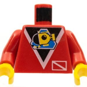 973px52c02 – Torso Divers Submarine Logo Pattern / Red Arms / Yellow Hands