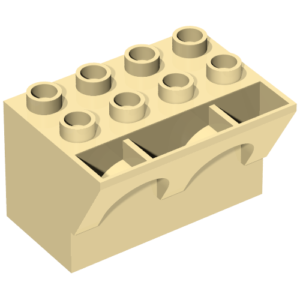 51732 – Duplo, Brick 3 x 4 x 2 with Arched Parapet