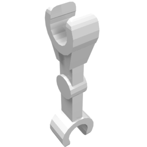 59230 – Arm Mechanical, Straight with Clips at 90 degrees (Vertical Grip)