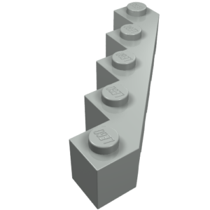 6107 – Brick, Modified Facet 5 x 5