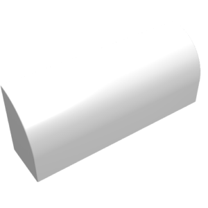 6191 – Slope, Curved 1 x 4 x 1 1/3