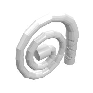 61975 – Minifigure, Weapon Whip Coiled