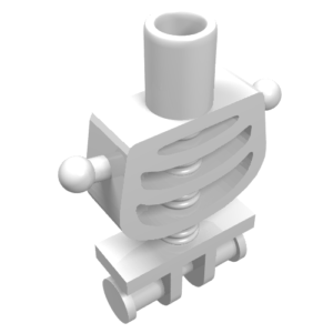6260 – Torso Skeleton, Rounded Rib Cage and Thin Shoulder Pins